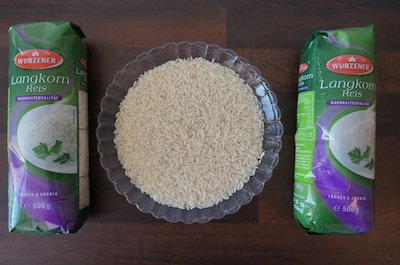 Schale mit Reis